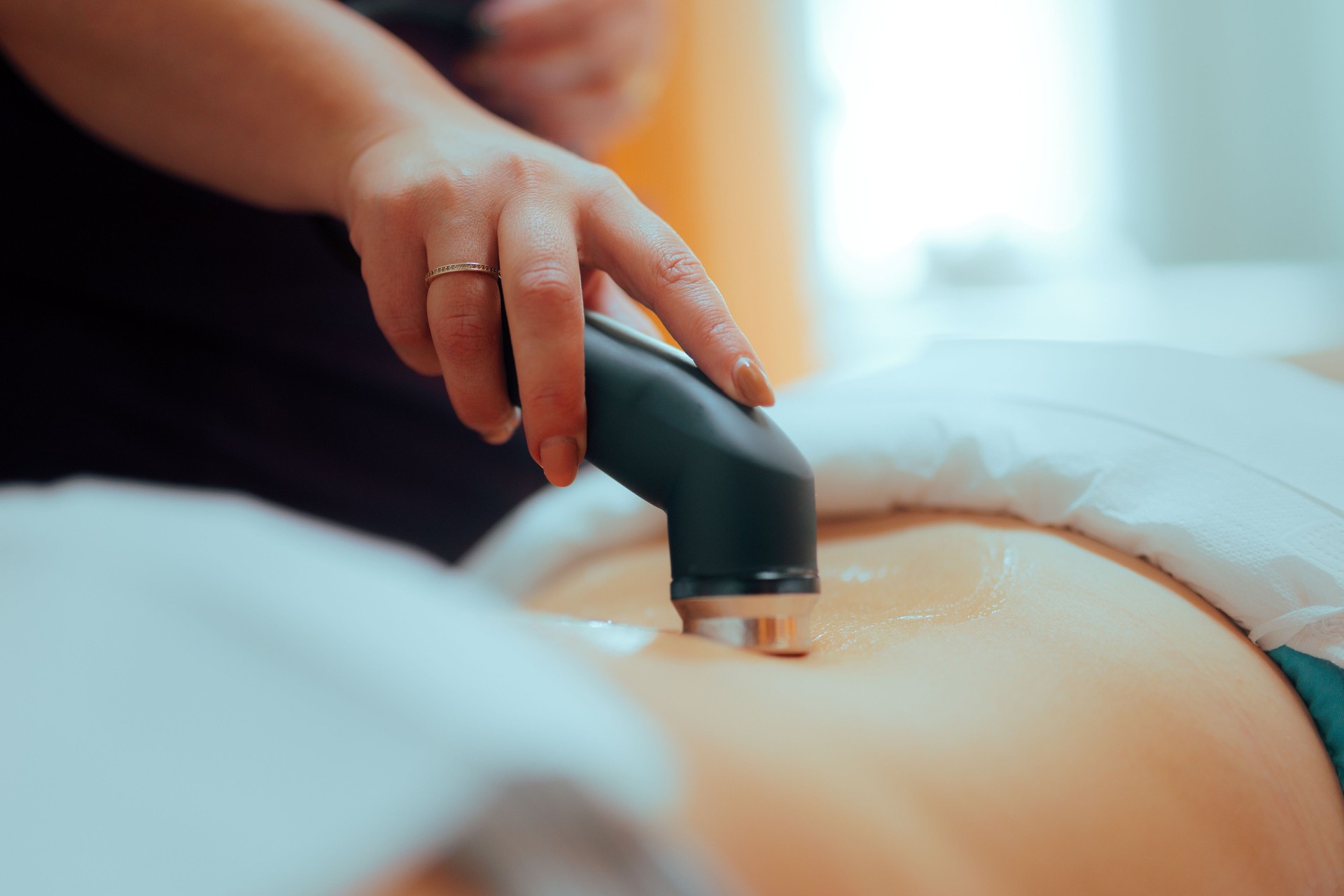 Physical Therapy with a Therapeutic Ultrasound Massage Machine